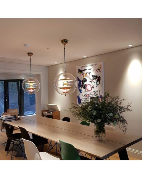 Denmark VerpanVPGlobe Dining Room Pendant Lighting Scandinavian Designer Fashion Planet Living Room Dining Table Bar Light Fixtures