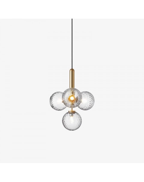 Scandinavian restaurant simple postmodern chandelier bedroom orb clothing store simple light luxury creative single head bedside chandelier