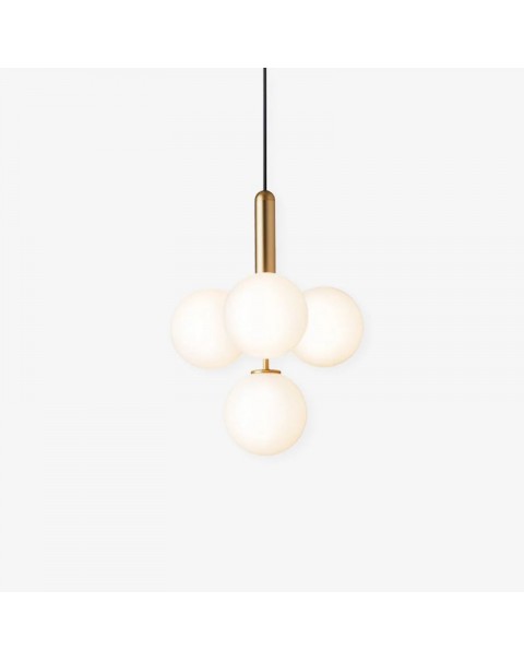 Scandinavian restaurant simple postmodern chandelier bedroom orb clothing store simple light luxury creative single head bedside chandelier