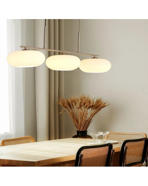 American simple long dining room dining table bar lamp creative light luxury designer new office conference hall chandelier