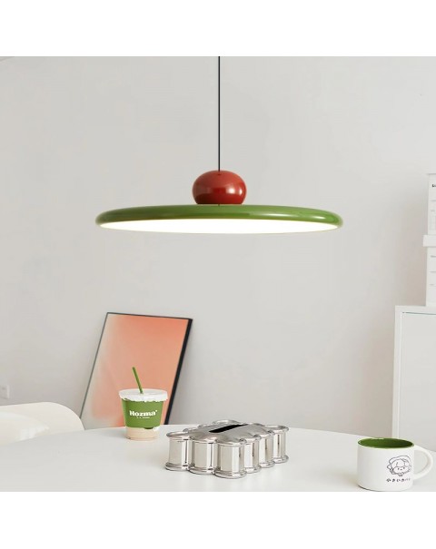 Dining room chandelier Scandinavian retro designer minimalist creative flying saucer eye protection smart minimalist dining table led pendant wire light