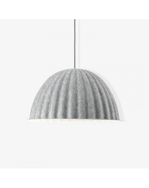 Danish designer Scandinavian simple office bar restaurant creative pumpkin-shaped semi-circular sound-absorbing felt chandeliers