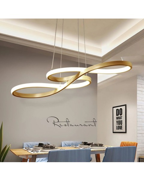 Opal applies the starry sky light style dining room lamp chandelier new Scandinavian modern simple long bar light bar lamp creativity