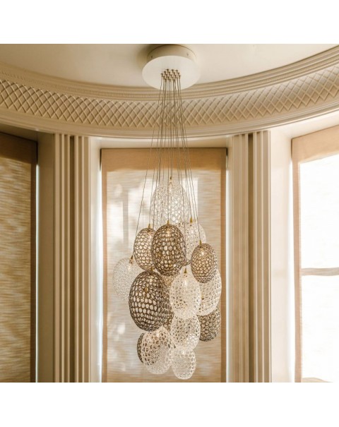 Honeycomb Spherical Chandelier