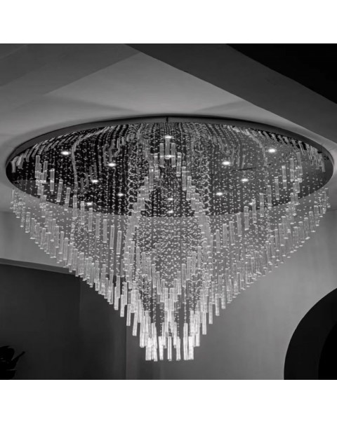 Creative Art Crystal Glass Hall Chandelier