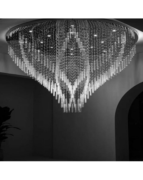 Creative Art Crystal Glass Hall Chandelier