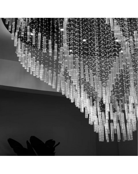 Creative Art Crystal Glass Hall Chandelier