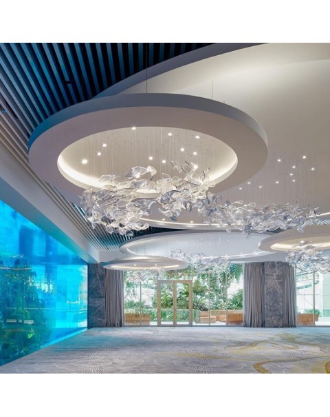 Villa Hotel Lobby Light Luxury Premium Crystal Glass Chandelier