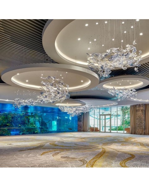 Villa Hotel Lobby Light Luxury Premium Crystal Glass Chandelier