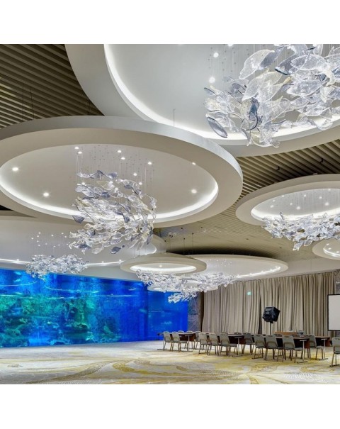 Villa Hotel Lobby Light Luxury Premium Crystal Glass Chandelier