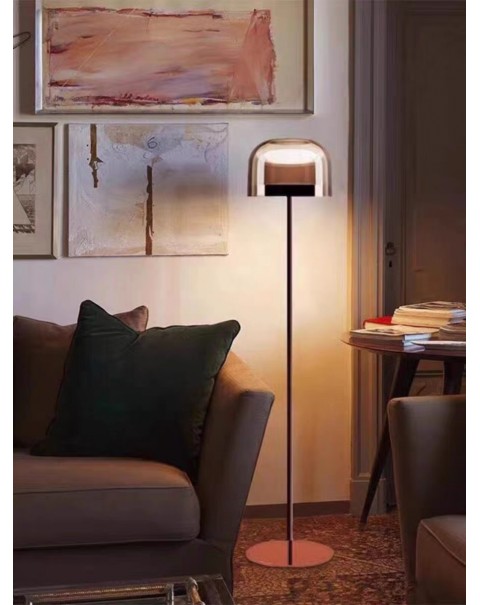 Modern Scandinavian Designer Equator Floor Lamp Italian Creative Living Room Bedroom Hall Sample Room Glass Lamps