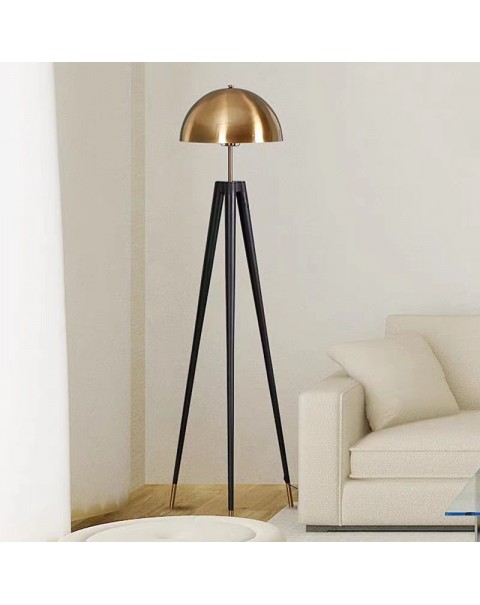 Designer model house hotel decorative floor lamp modern light luxury glass master bedroom living room floor lamp senior sense