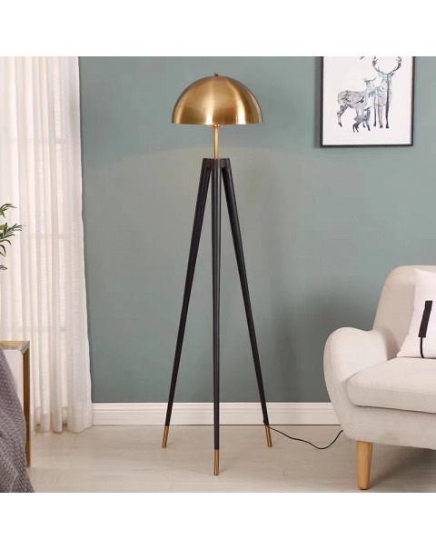 Designer model house hotel decorative floor lamp modern light luxury glass master bedroom living room floor lamp senior sense