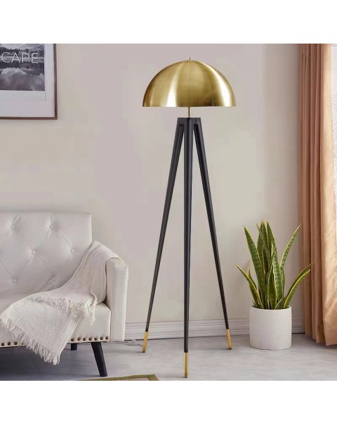 Designer model house hotel decorative floor lamp modern light luxury glass master bedroom living room floor lamp senior sense