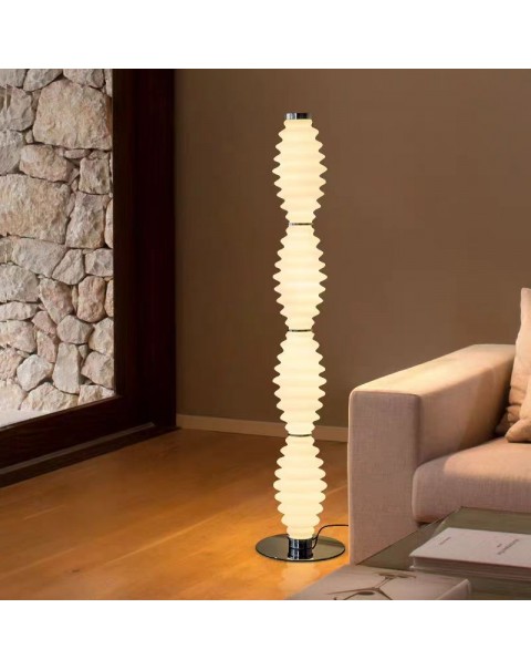 Italian designer living room floor lamp beside sofa vertical model room bedroom study gourd glass floor lamps