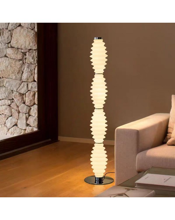 Italian designer living room floor lamp beside sof...