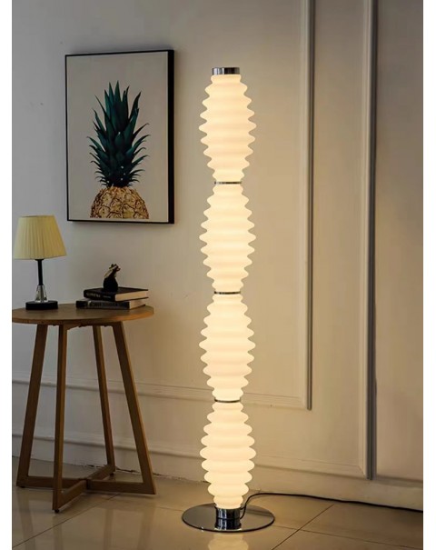 Italian designer living room floor lamp beside sofa vertical model room bedroom study gourd glass floor lamps