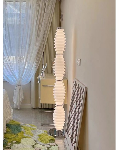 Italian designer living room floor lamp beside sofa vertical model room bedroom study gourd glass floor lamps