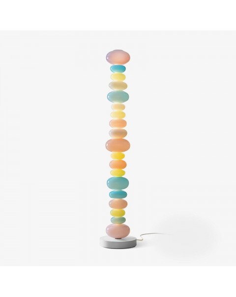 Candy String Rainbow Floor Lamp Macaron Cartoon Colourful Bedroom Table Lamp Living Room Kids Pile of Sugar Ambient Lights