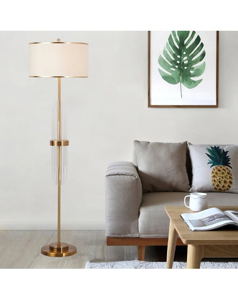 Light luxury floor lamp crystal modern minimalist living room sofa study bedroom designer premium feeling bedside lamps