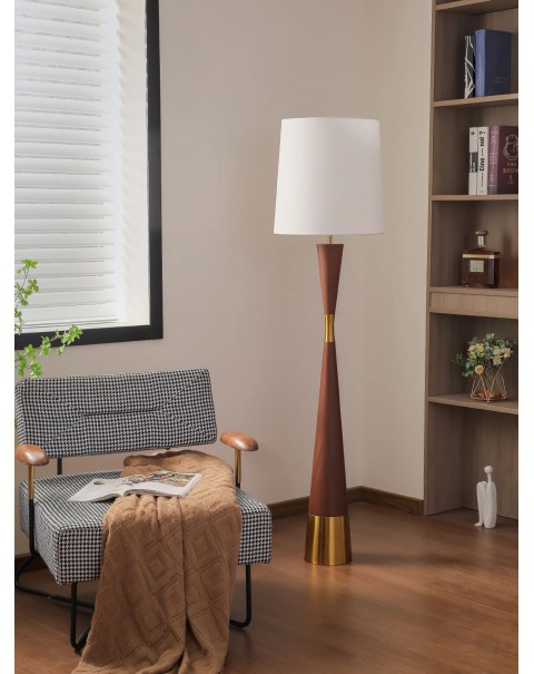 Floor lamp living room sofa next to the Scandinavian retro personality minimalist light luxury bedroom bedside warm vertical floor table lamps