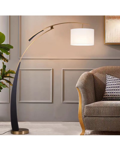 Fishing lamp floor lamp living room sofa next to the senior light luxury art design sense of Scandinavian model room vertical table lamps