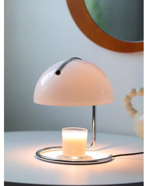 Dimmable! Modern Light Luxury Melting Wax Lamp Aroma Melting Candle Lamp Bedroom Bedside Small Table Lamp Timing