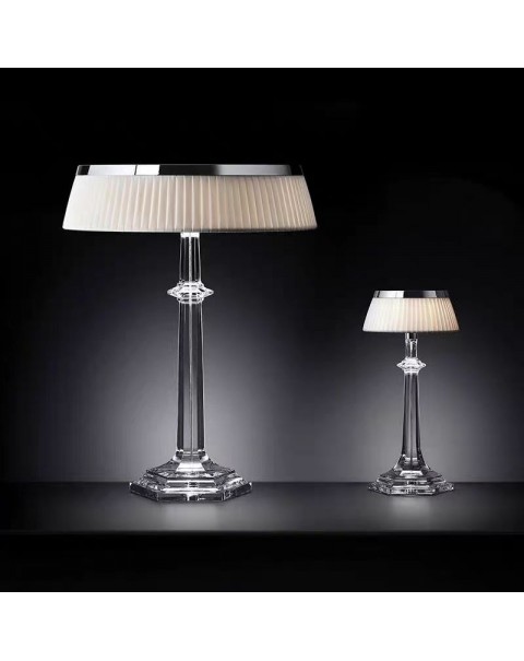 Italian designer light luxury crystal table lamp living room bedroom bedside study upscale modern minimalist hotel table lamps