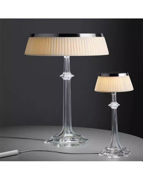 Italian designer light luxury crystal table lamp living room bedroom bedside study upscale modern minimalist hotel table lamps