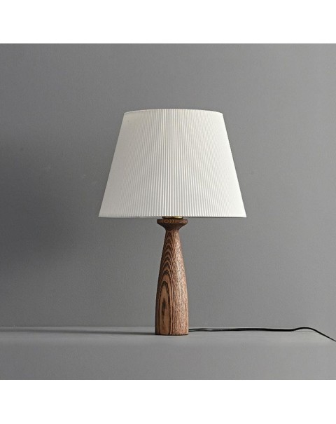 Pleated table lamp bedroom bedside lamp wabi-sabi style antique retro Japanese original solid wood study room B&B modern minimalist lamps