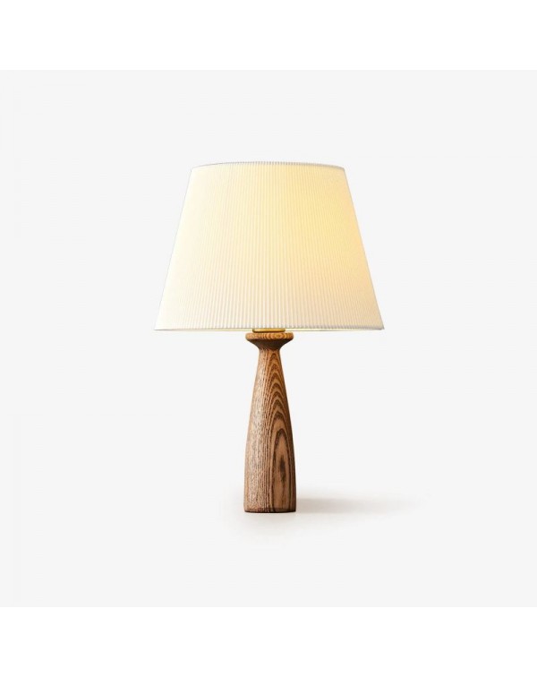 Pleated table lamp bedroom bedside lamp wabi-sabi ...