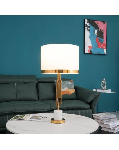 Light luxury post-modern creative table lamp bedside lamp American bedroom home European simple living room sample room decorative lamps