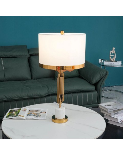 Light luxury post-modern creative table lamp bedside lamp American bedroom home European simple living room sample room decorative lamps