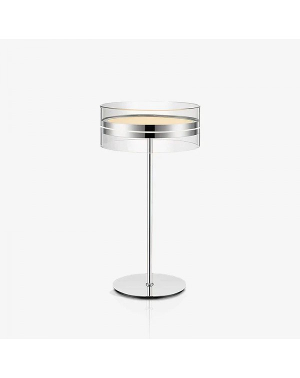 Post-modern bedroom simple glass table lamp study ...