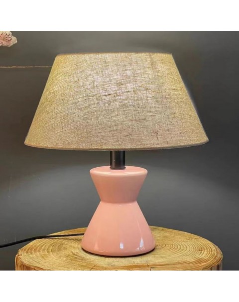 Modern simple net red ins girl bedroom bedside table lamp ceramic mini eye protection study lamp cozy adjustable