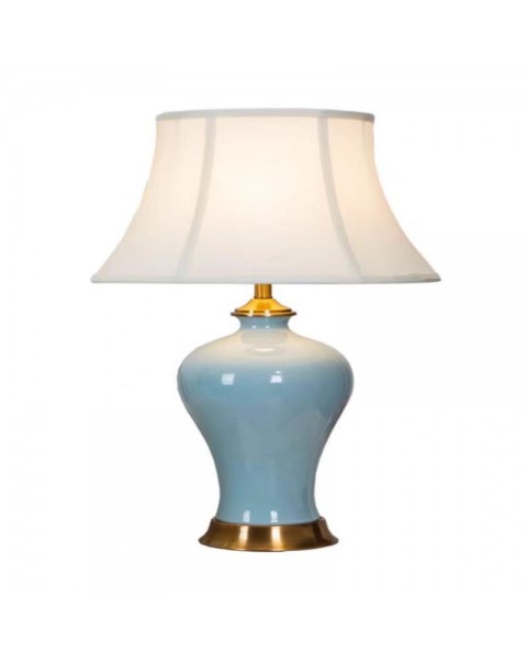 High-quality ceramic table lamp light luxury American living room bedroom bedside lamps and lanterns new Chinese simple modern study study lamps