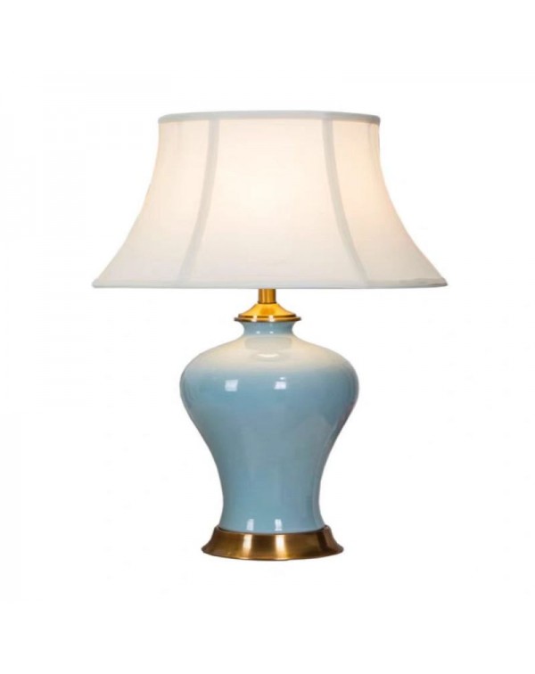 High-quality ceramic table lamp light luxury Ameri...