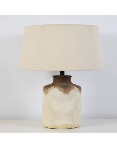 Pottery pot wabi-sabi style ceramic table lamp simple modern living room bedroom bedside lamp B&B hotel designer ornaments