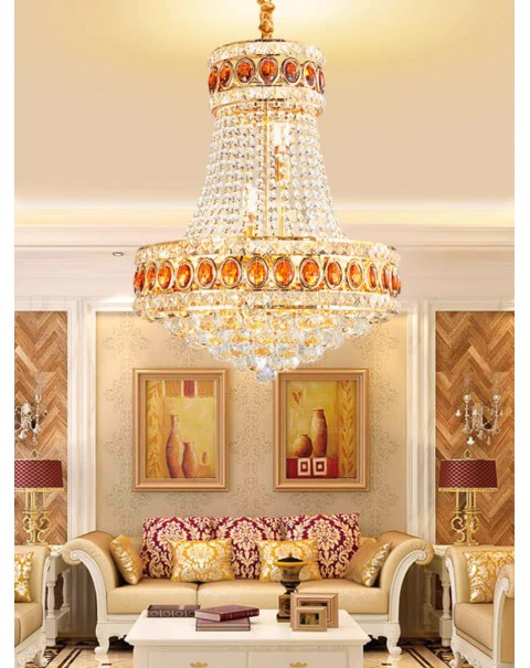 Modern led dining room chandelier creative European crystal chandelier personalized hallway aisle lights simple bedroom lamps and lanterns