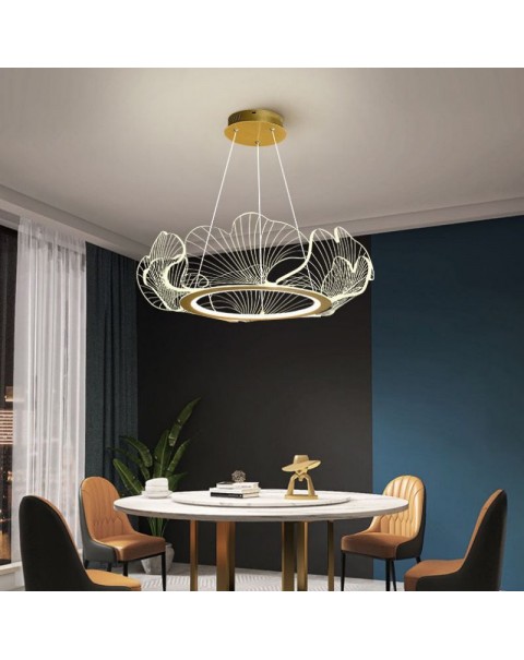 MOFAS modern Scandinavian minimalist creative personality living room dining room bedroom study children's room showroom lotus leaf chandelier