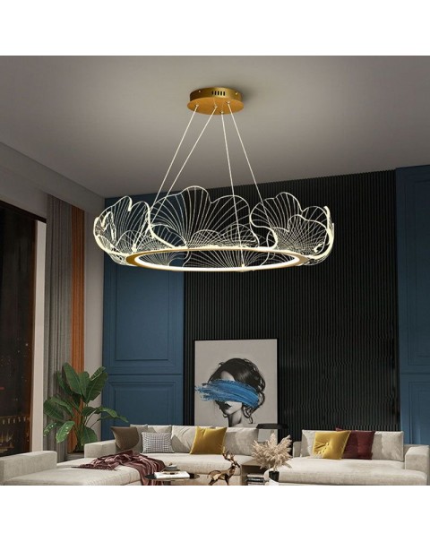 MOFAS modern Scandinavian minimalist creative personality living room dining room bedroom study children's room showroom lotus leaf chandelier