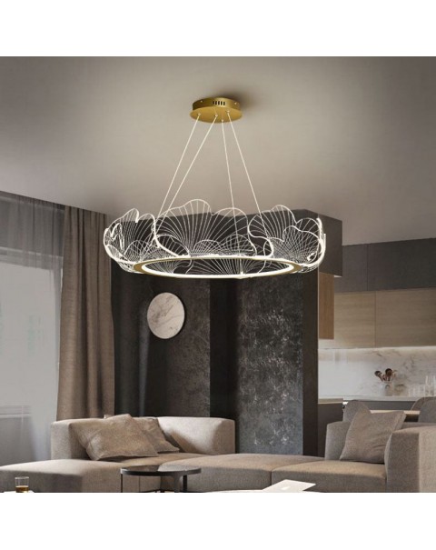 MOFAS modern Scandinavian minimalist creative personality living room dining room bedroom study children's room showroom lotus leaf chandelier