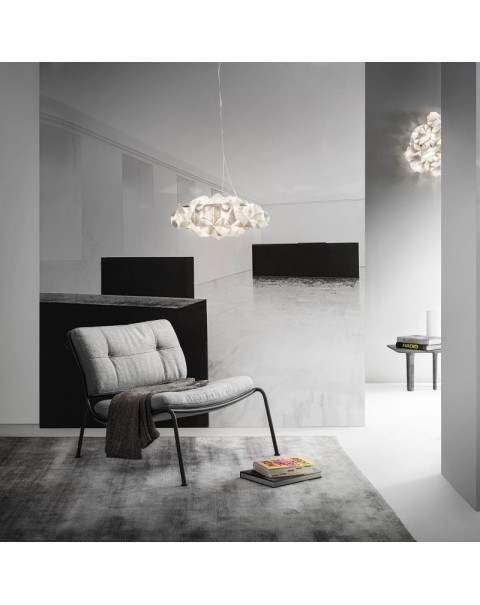 Italian designer bedroom study lamps and lanterns modern simple personality villa living room dining room led cloud chandelier