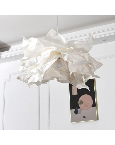 Danish wabi-sabi cloud chandelier Japanese Noguchi Brave Lamp bedroom study Scandinavian minimalist marshmallow rice paper creative light