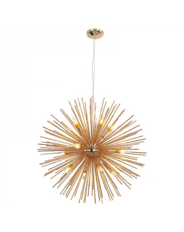 American simple ins living room gold dandelion LED...