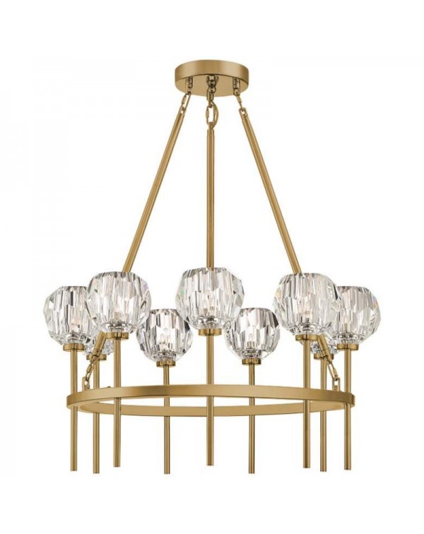 Post-modern light luxury crystal chandelier living...