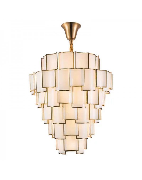 New Chinese style duplex fashion large chandelier ...