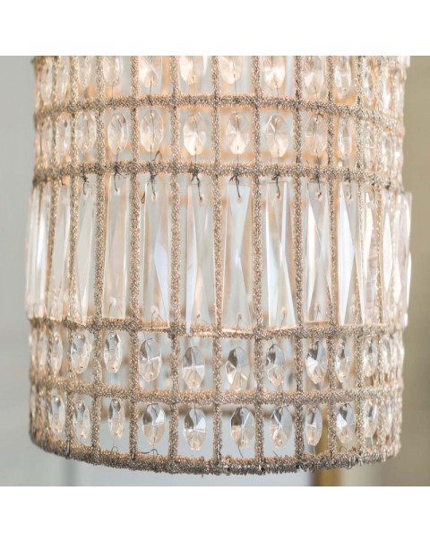 Birdcage chandelier French light luxury bedroom aisle entrance lamps and lanterns personalized creative modeling balcony checkroom crystal lamps